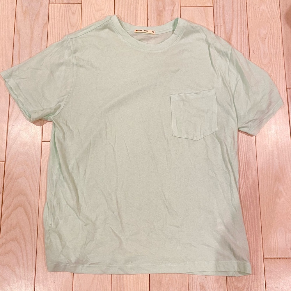 Aqua Marine Layer T Shirt